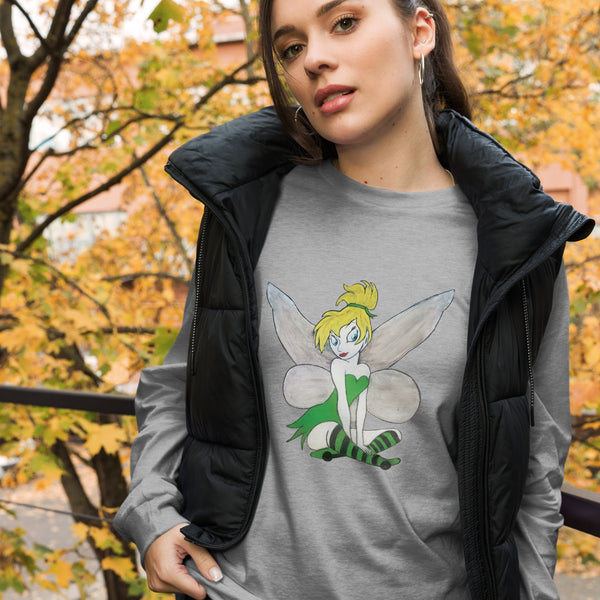 "Sitting Pretty" Bella Canvas Unisex Long Sleeve Tee