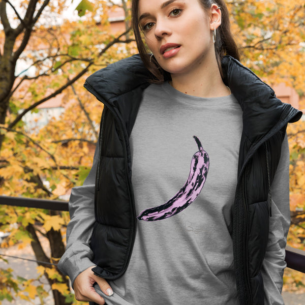 "Pink Banana" Bella Canvas Unisex Long Sleeve Tee