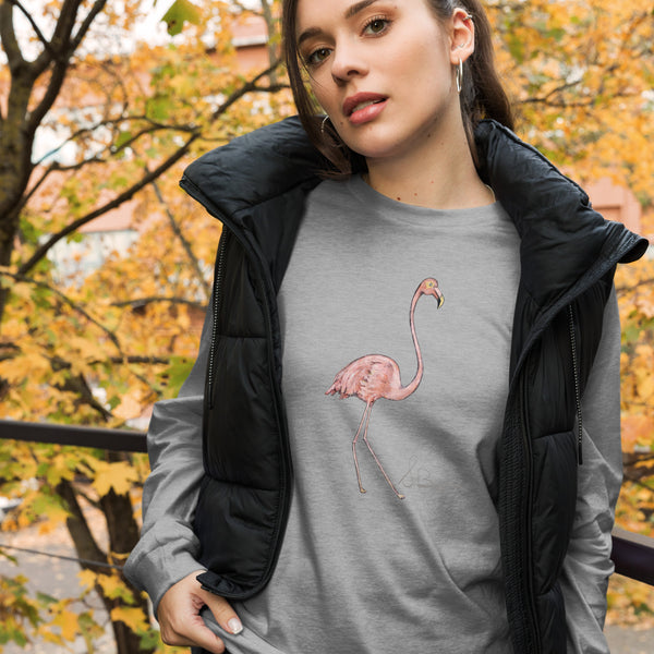 "Pretty Pink" Bella Canvas Unisex Long Sleeve Tee