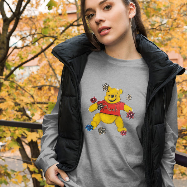 "Dirty Bear" Bella Canvas Unisex Long Sleeve Tee