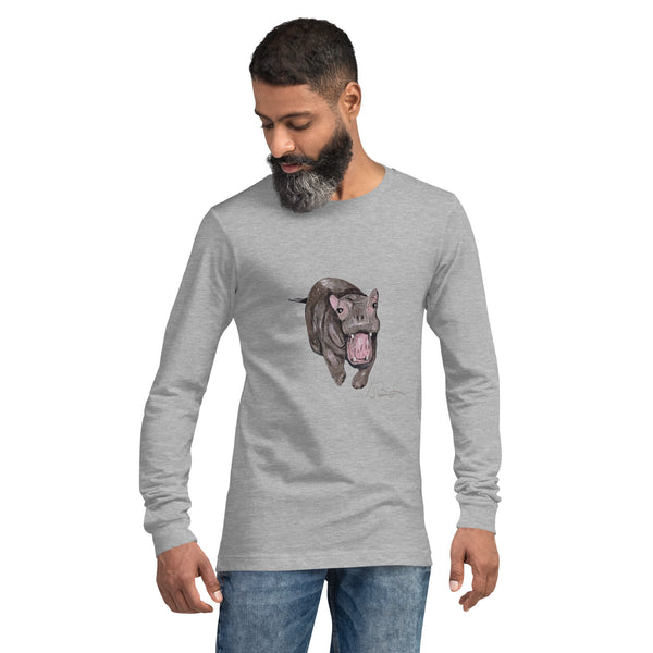 " Hint of Sadness" Bella Canvas Unisex Long Sleeve Tee