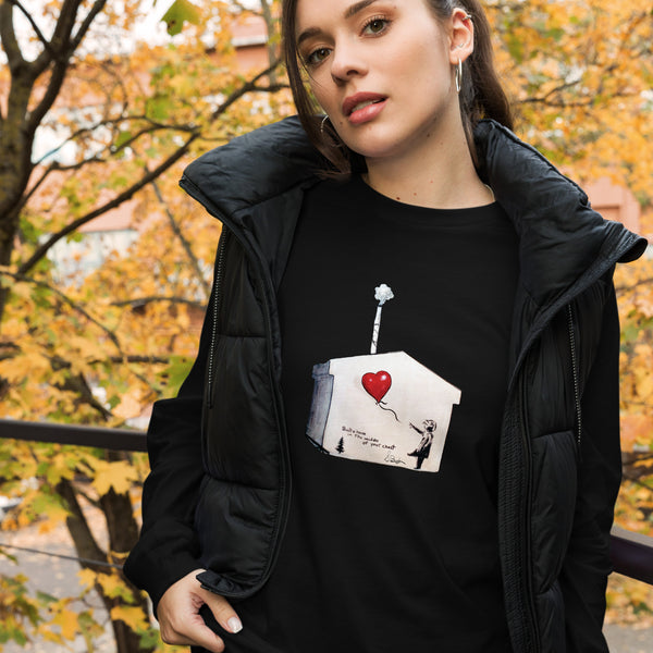 "Built a House" Bella Canvas Unisex Long Sleeve Tee