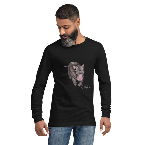 " Hint of Sadness" Bella Canvas Unisex Long Sleeve Tee