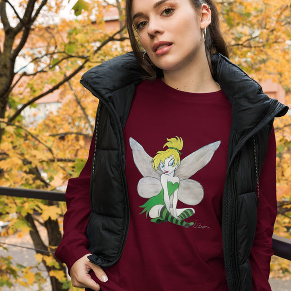"Sitting Pretty" Bella Canvas Unisex Long Sleeve Tee
