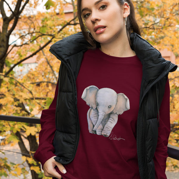 "Said the Elephant" Bella Canvas Unisex Long Sleeve Tee