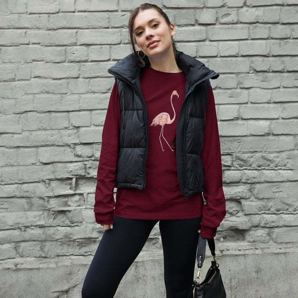 "Pretty Pink" Bella Canvas Unisex Long Sleeve Tee