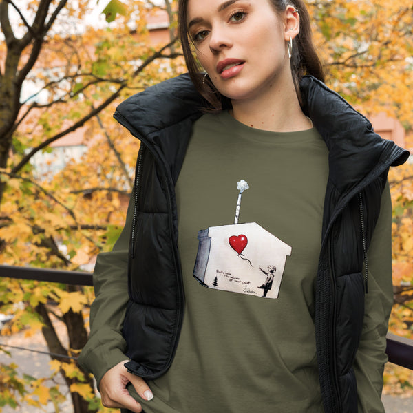 "Built a House" Bella Canvas Unisex Long Sleeve Tee