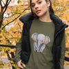 "Said the Elephant" Bella Canvas Unisex Long Sleeve Tee