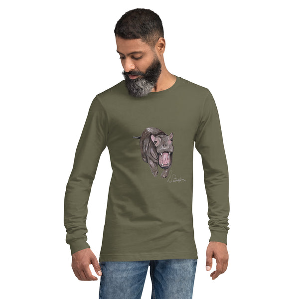 " Hint of Sadness" Bella Canvas Unisex Long Sleeve Tee