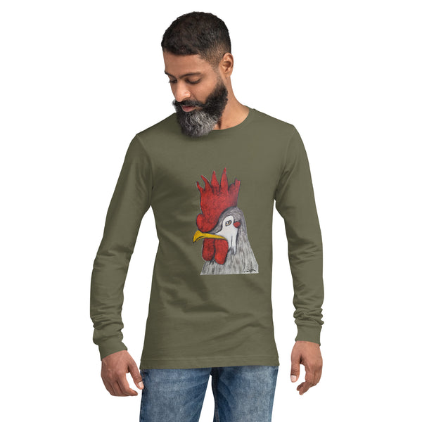 "The Rooster" Bella Canvas Unisex Long Sleeve Tee