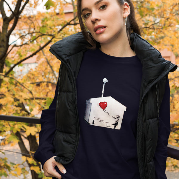 "Built a House" Bella Canvas Unisex Long Sleeve Tee