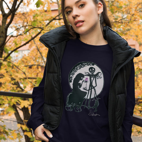 "Jack and Sally" Bella Canvas Unisex Long Sleeve Tee