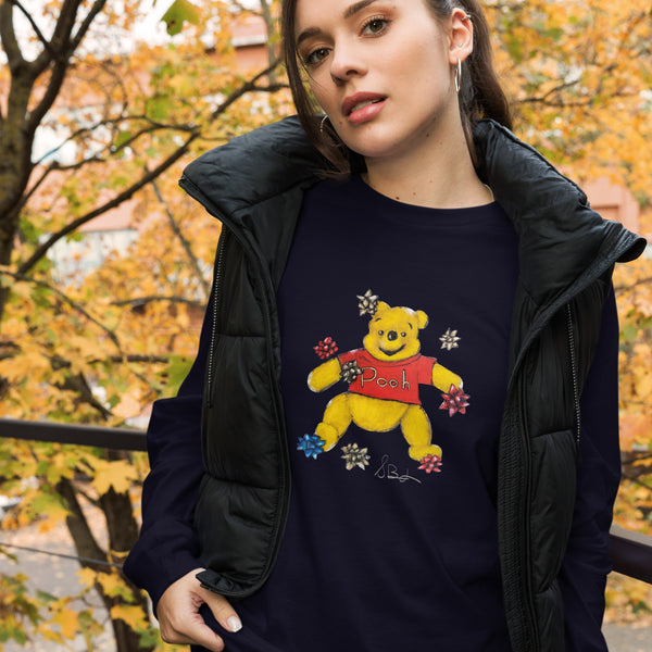 "Dirty Bear" Bella Canvas Unisex Long Sleeve Tee