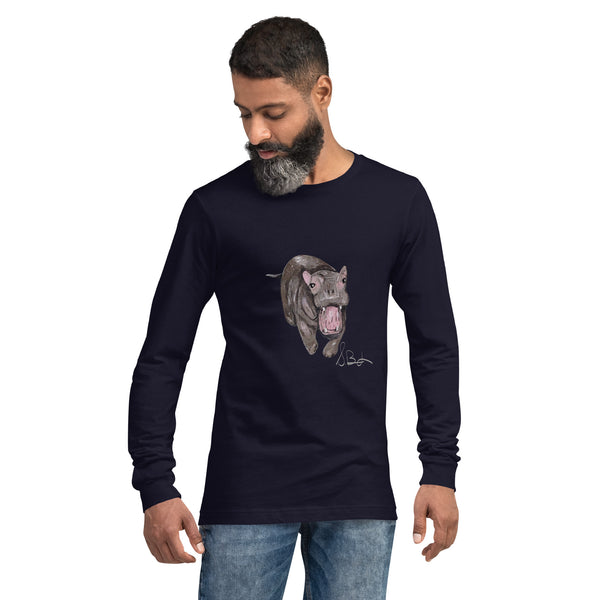 " Hint of Sadness" Bella Canvas Unisex Long Sleeve Tee