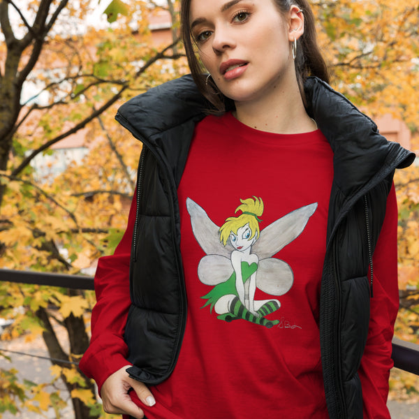 "Sitting Pretty" Bella Canvas Unisex Long Sleeve Tee