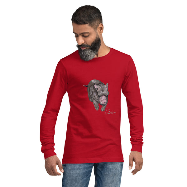 " Hint of Sadness" Bella Canvas Unisex Long Sleeve Tee