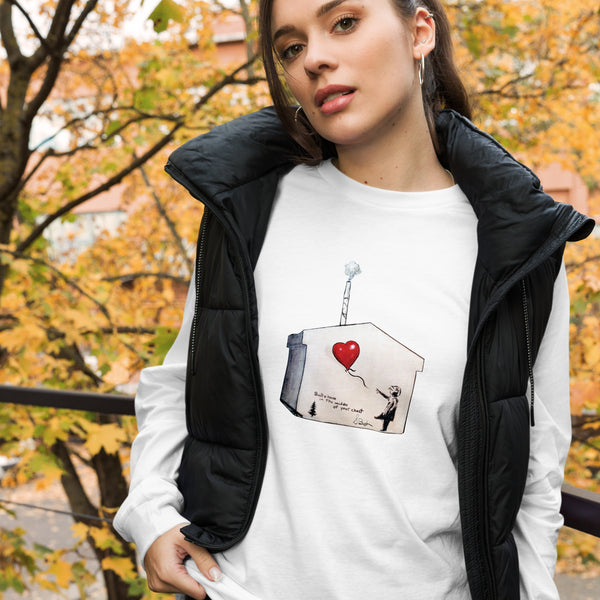 "Built a House" Bella Canvas Unisex Long Sleeve Tee