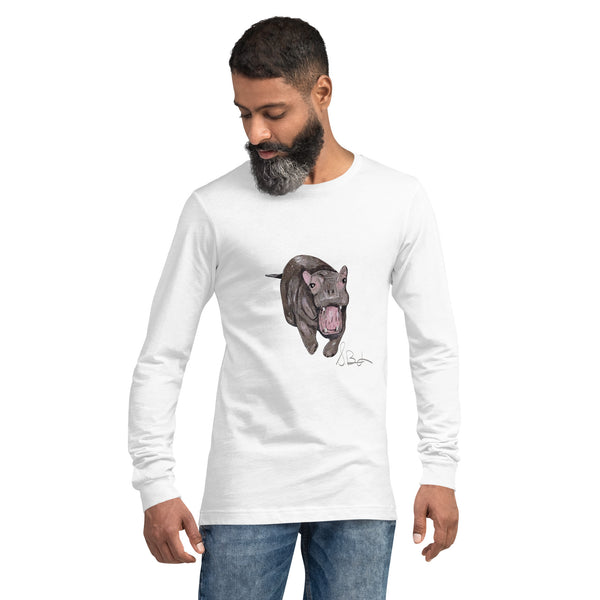 " Hint of Sadness" Bella Canvas Unisex Long Sleeve Tee