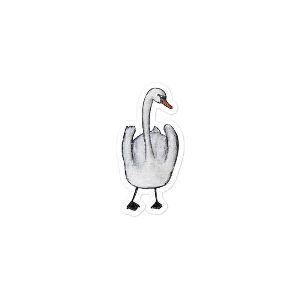 "Cold Swan" stickers