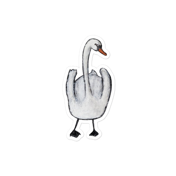 "Cold Swan" stickers