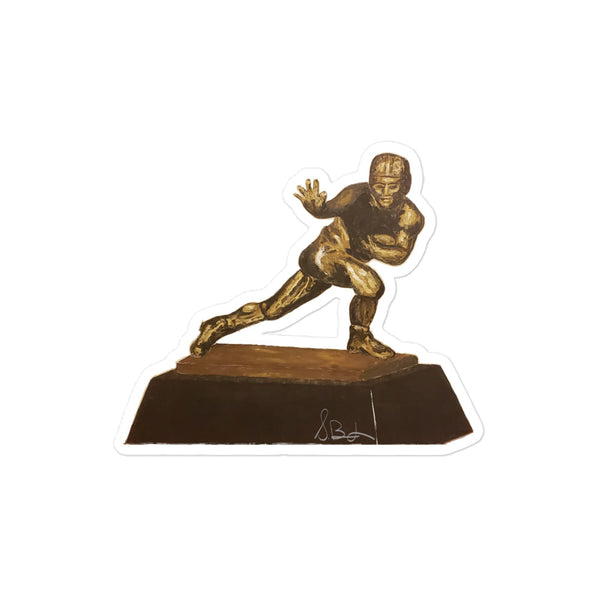 "The Heisman" Kiss Cut  stickers