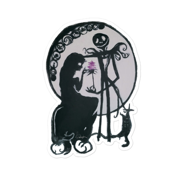 "Jack and Sally" Kiss Cut stickers