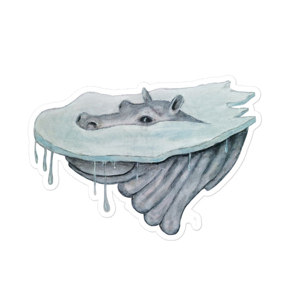 "Can't Drown My Demons" Kiss Cut  stickers