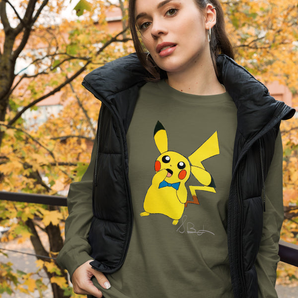 "Pika" Bella Canvas Long Sleeve Tee