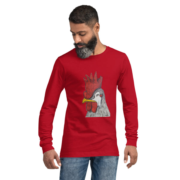 "The Rooster" Bella Canvas Unisex Long Sleeve Tee